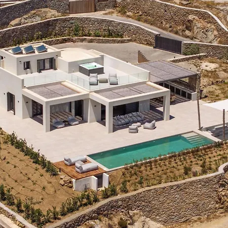 Pool & Sea View Spritz Luxury Agios Lazaros Mykonos Βίλα Ψαρού
