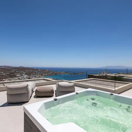 Pool & Sea View Spritz Luxury Agios Lazaros Mykonos Βίλα